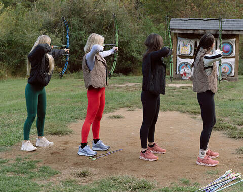 target practice with bow