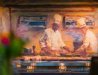 chef mural in cooking studio