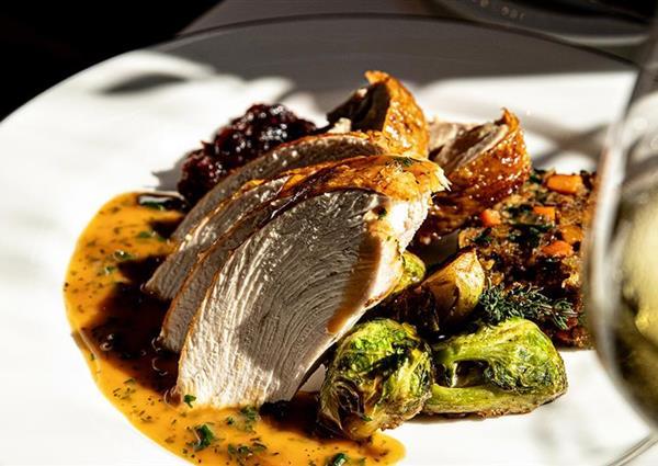 turkey on a plate
